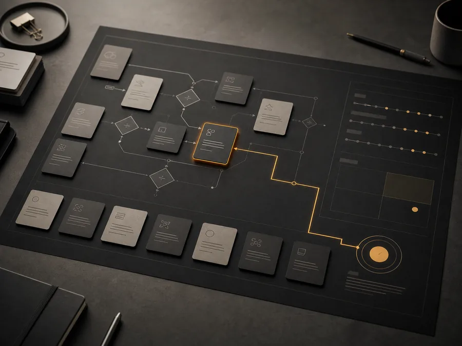 Blueprint процесу з виділеним quick win